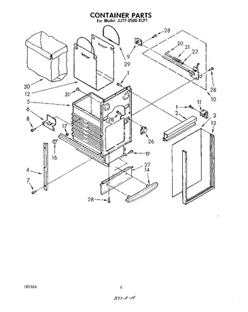 Diagram for JJTF8500XLP1