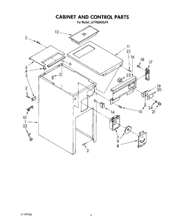 Diagram for JJTF8500XLP4