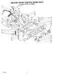 Diagram for 02 - Washer/dryer Control Panel