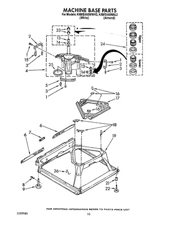 Diagram for KAWE460WAL2