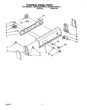 Diagram for KAWE460WAL3