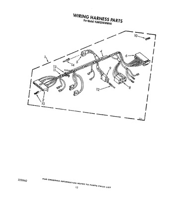 Diagram for KAWE540WAL0