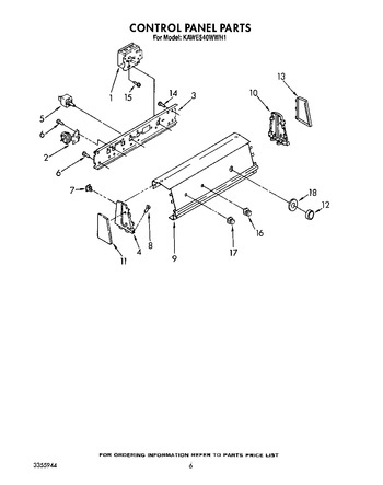 Diagram for KAWE540WAL1