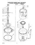 Diagram for 06 - Agitator, Basket And Tub