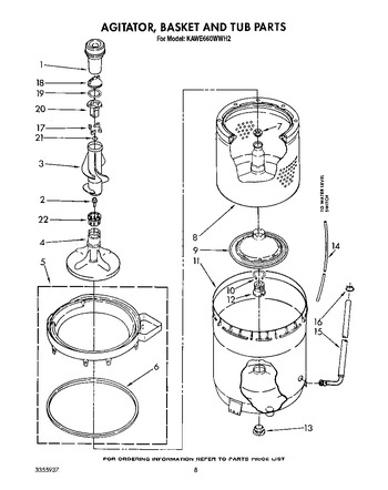 Diagram for KAWE660WWH2