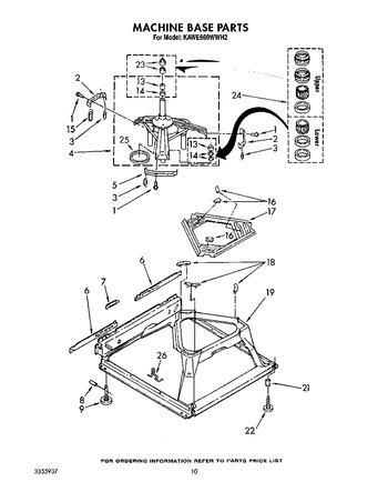 Diagram for KAWE660WWH2