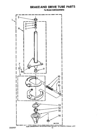 Diagram for KAWE660WWH2