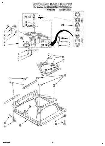 Diagram for KAWE665BWH0