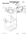 Diagram for 01 - Top And Cabinet, Lit/optional