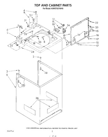 Diagram for KAWE750VAL0