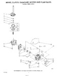 Diagram for 08 - Brake, Clutch, Gearcase, Motor And Pump