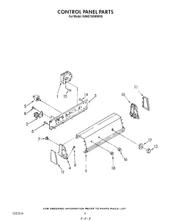 Diagram for KAWE760WWH0