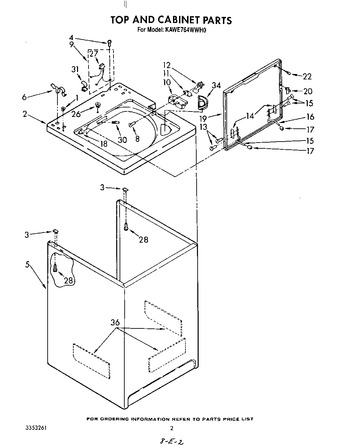 Diagram for KAWE764WWH0