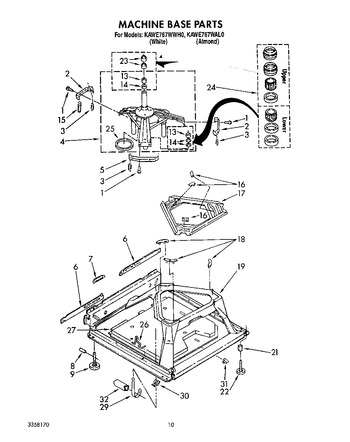 Diagram for KAWE767WWH0