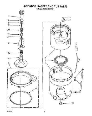 Diagram for KAWE842WAL2