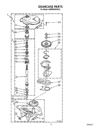 Diagram for KAWE842WAL2