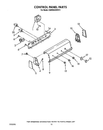 Diagram for KAWE860WWH1