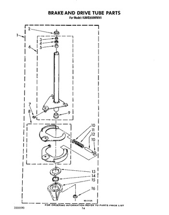 Diagram for KAWE860WWH1