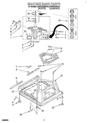 Diagram for KAWE870BAL0