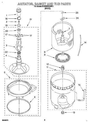 Diagram for KAWE870BWH1