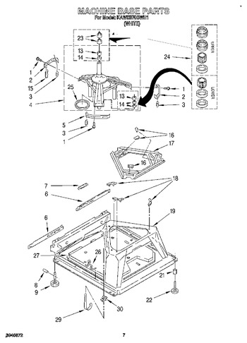 Diagram for KAWE870BWH1