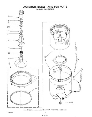 Diagram for KAWE950VWH0