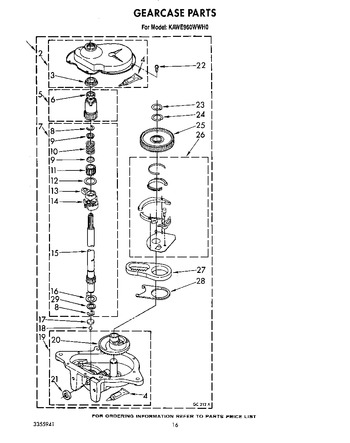 Diagram for KAWE960WWH0