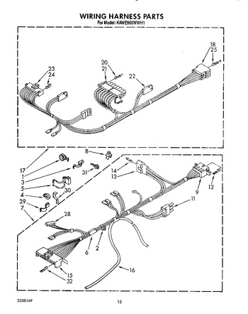 Diagram for KAWE960WWH1