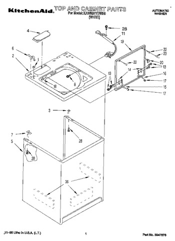 Diagram for KAWE977DWH0