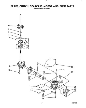 Diagram for KAWL400WAL1