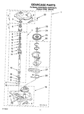 Diagram for KAWS700JQ3