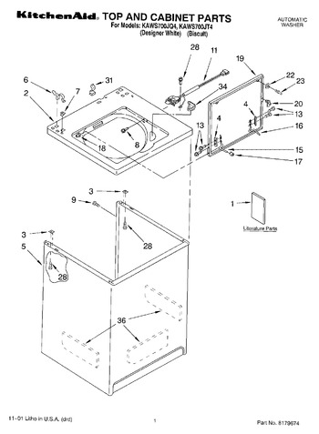 Diagram for KAWS700JQ4