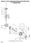 Diagram for 04 - Brake, Clutch, Gearcase, Motor And Pump Parts