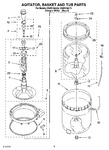 Diagram for 03 - Agitator, Basket And Tub Parts