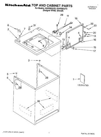 Diagram for KAWS850JQ2