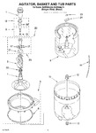 Diagram for 03 - Agitator, Basket And Tub