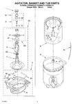 Diagram for 03 - Agitator, Basket And Tub