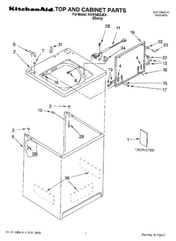 Diagram for KAWS855JE4