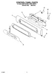 Diagram for 02 - Control Panel Parts