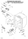 Diagram for 03 - Refrigerator Liner Parts