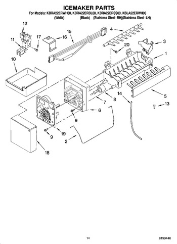 Diagram for KBLA22ERWH00