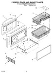 Diagram for 06 - Freezer Door And Basket