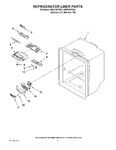 Diagram for 02 - Freezer Liner Parts