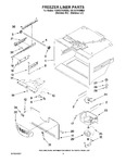 Diagram for 02 - Freezer Liner Parts