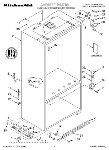 Diagram for KBLS36MHX00