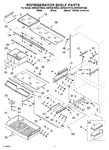 Diagram for 05 - Refrigerator Shelf Parts