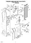 Diagram for 08 - Freezer Liner And Air Flow Parts