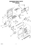 Diagram for 12 - Dispenser And Front Parts