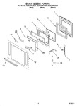 Diagram for 03 - Oven Door Parts