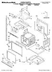 Diagram for 01 - Oven Parts